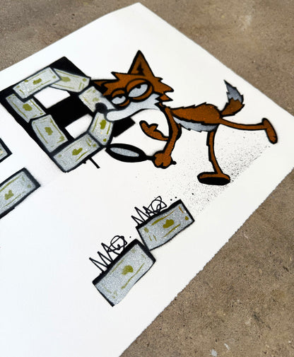 MAU MAU - Follow the Money - ORIGINAL ON PAPER, ed 25