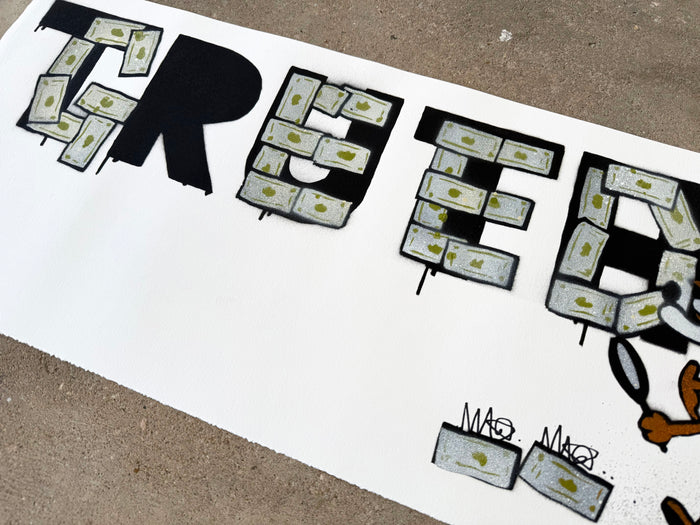 MAU MAU - Follow the Money - ORIGINAL ON PAPER, ed 25