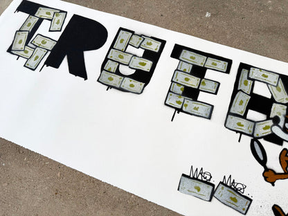 MAU MAU - Follow the Money - ORIGINAL ON PAPER, ed 25