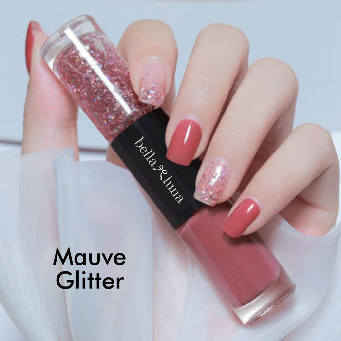 Mauve/Glitter