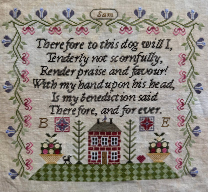 Maximum Cross Stitch - An Ode to a Good Dog - Booklet Chart and/or Roxy Floss Pack