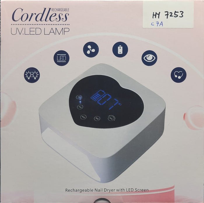 Medicure Dryer Glitter Heart Design