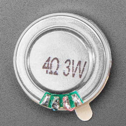 Medium Surface Transducer with Wires - 4 Ohm 3 Watt by The Pi Hut - The Pi Hut