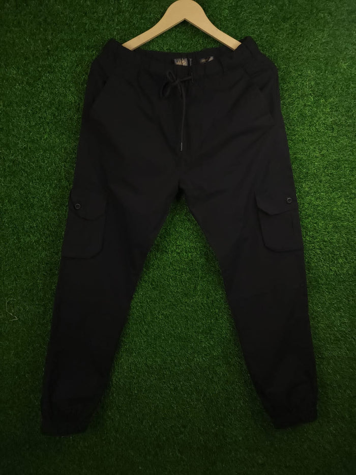 Men Black Cargo - Maha fashions -  Men Clothing