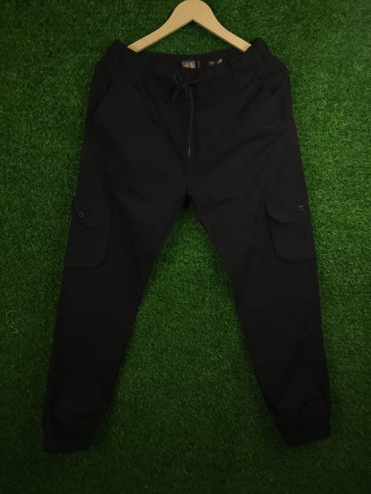 Men Black Cargo - Maha fashions -  Men Clothing