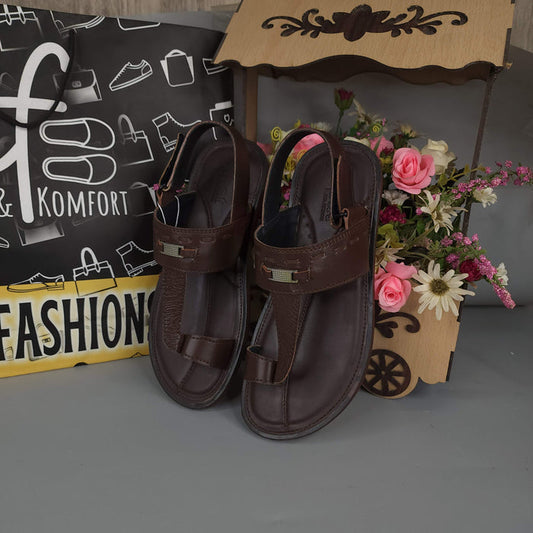 Men Brown Sandals - Maha fashions -  Men Footwear