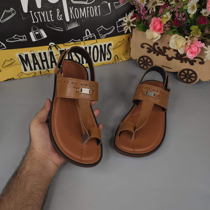 Men Camel Sandals - Maha fashions -  Men Footwear