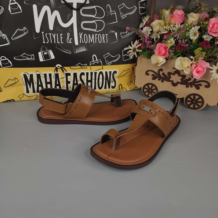 Men Camel Sandals - Maha fashions -  Men Footwear