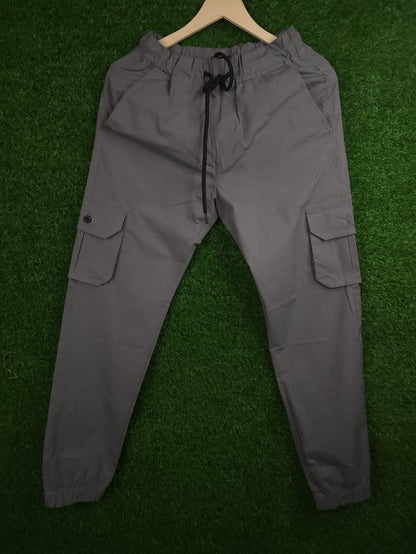 Men Grey Cargo - Maha fashions -  Men Clothing