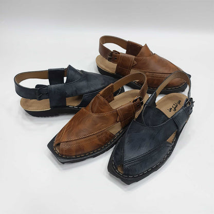 Men Peshawri Sandals - Maha fashions -  Sandals