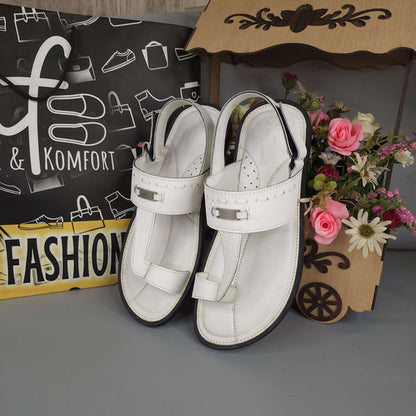Men White Sandals - Maha fashions -  Men Footwear