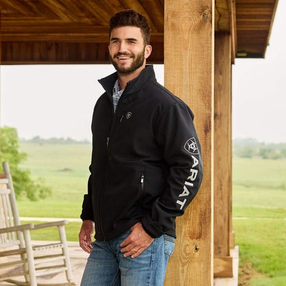 Mens Ariat Team Logo Rodeo Softshell Jacket