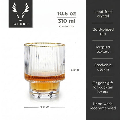 Meridian Crystal Tumblers Set of 2 (Online Only)