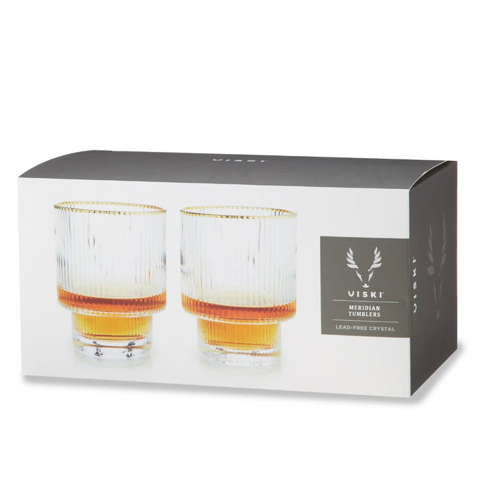 Meridian Crystal Tumblers Set of 2 (Online Only)