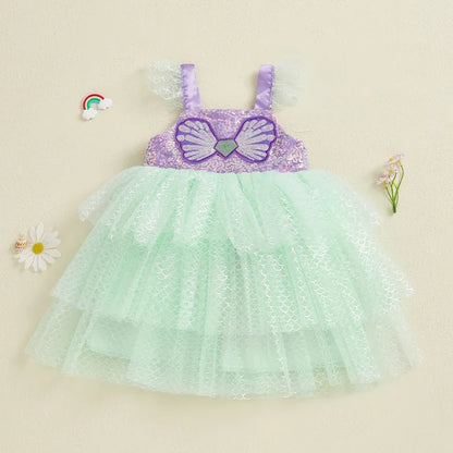 MERMAID Layered Tulle Dress