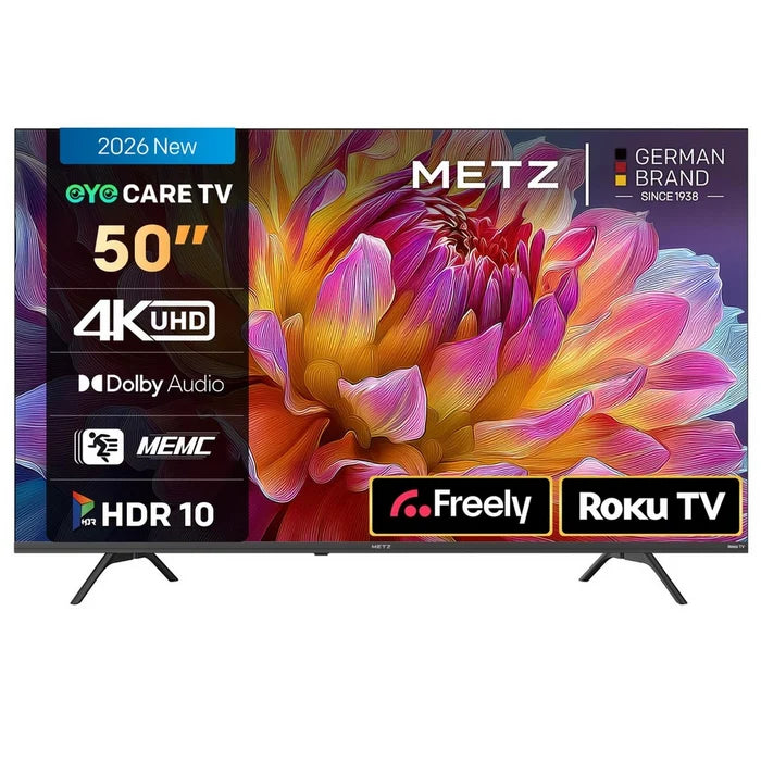Metz 50MRF6000ZUK 50 Inch MRF6000Z 4K Ultra HD HDR DLED Smart TV with Freely 50 Inch