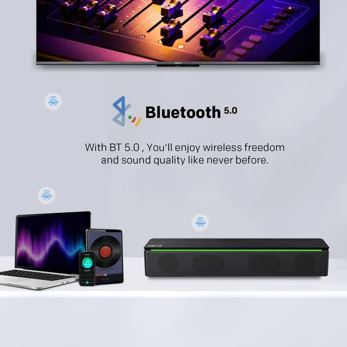 METZ MEBS60 Wireless Portable Bluetooth Speaker - Black