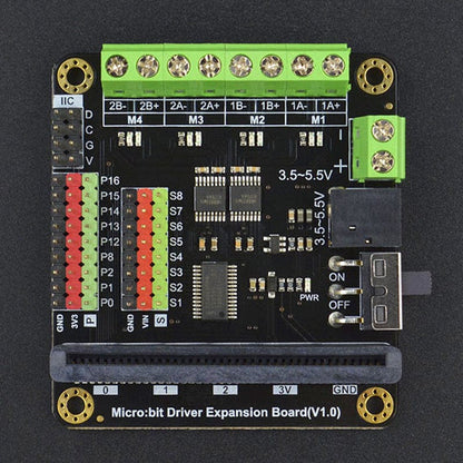 micro:Driver - Driver Expansion Board for micro:bit by DFRobot - The Pi Hut