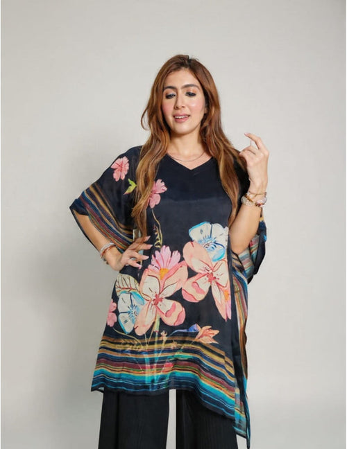 Midnight Bloom Kaftan New Arrivals