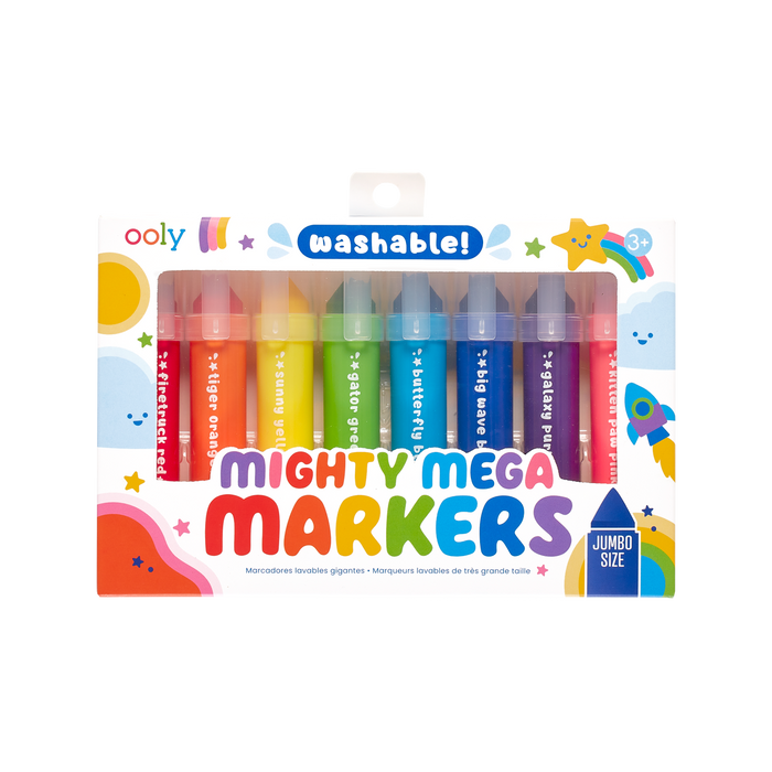 OOLY Mighty Mega Markers set of 8 in packaging