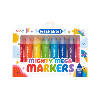 OOLY Mighty Mega Markers set of 8 in packaging