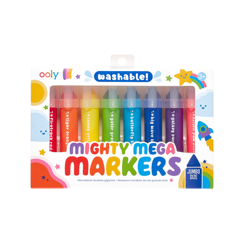 OOLY Mighty Mega Markers set of 8 in packaging