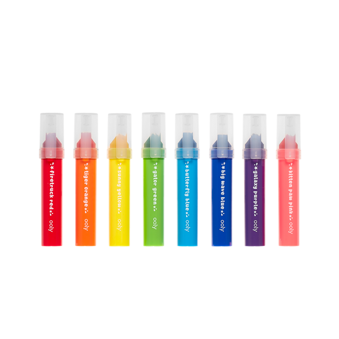 OOLY Mighty Mega Markers set of 8 with caps
