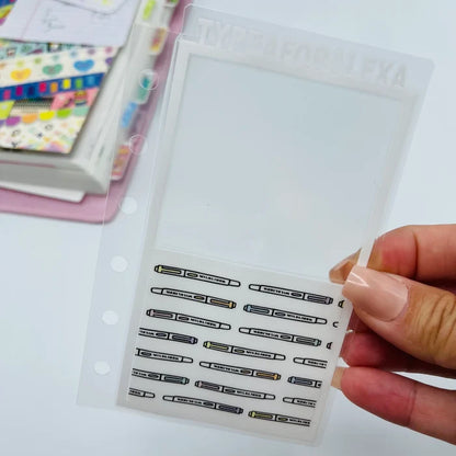 Mildiner Pattern Pocket Dash for Notebook Planners