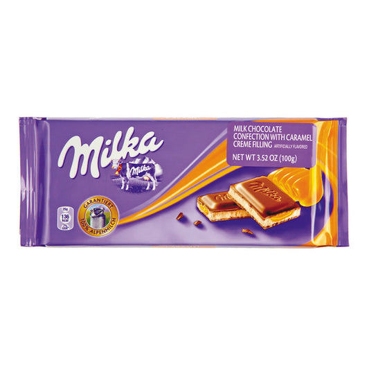 Milka Bars Caramel 3.5oz - 23ct