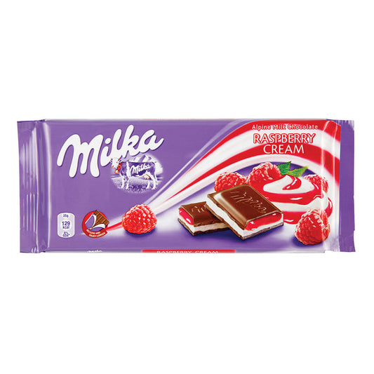 Milka Bars Raspberry Cream 3.5oz - 22ct