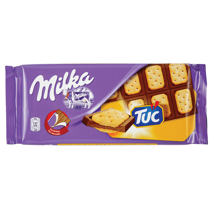 Milka Bars Tuc Cookies 3oz - 18ct