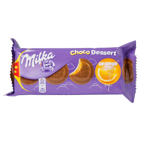 Milka Orange Jelly Choco Dessert 5.2oz - 24ct