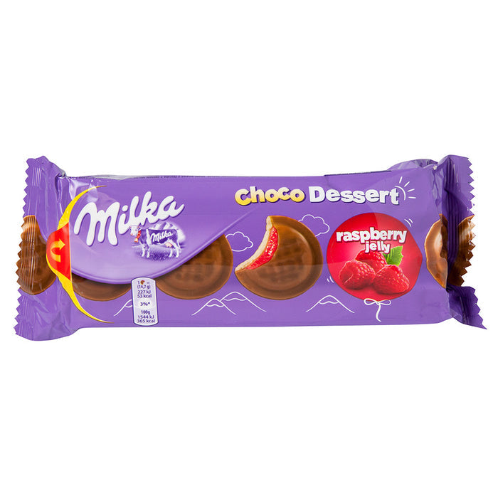 Milka Raspberry Jelly Choco Dessert 5.2oz - 24ct