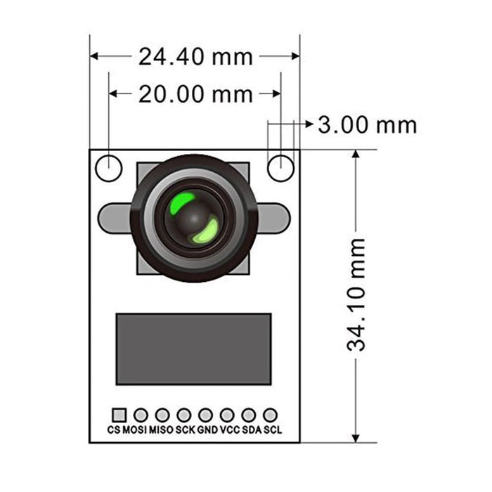 Mini 2MP SPI Camera Module for Raspberry Pi Pico by Arducam - The Pi Hut