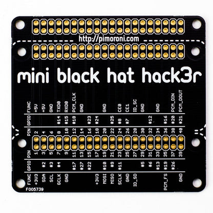 Mini Black HAT Hack3r by Pimoroni - The Pi Hut