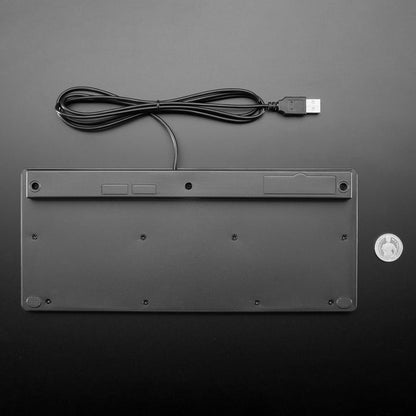 Mini Chiclet Keyboard - USB Wired - Black by Adafruit - The Pi Hut