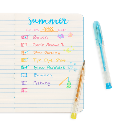 OOLY Mini Doodlers Scented Gel Pens in use