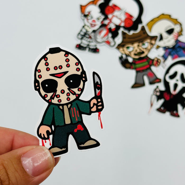 Mini Horror Character Vinyl Stickers