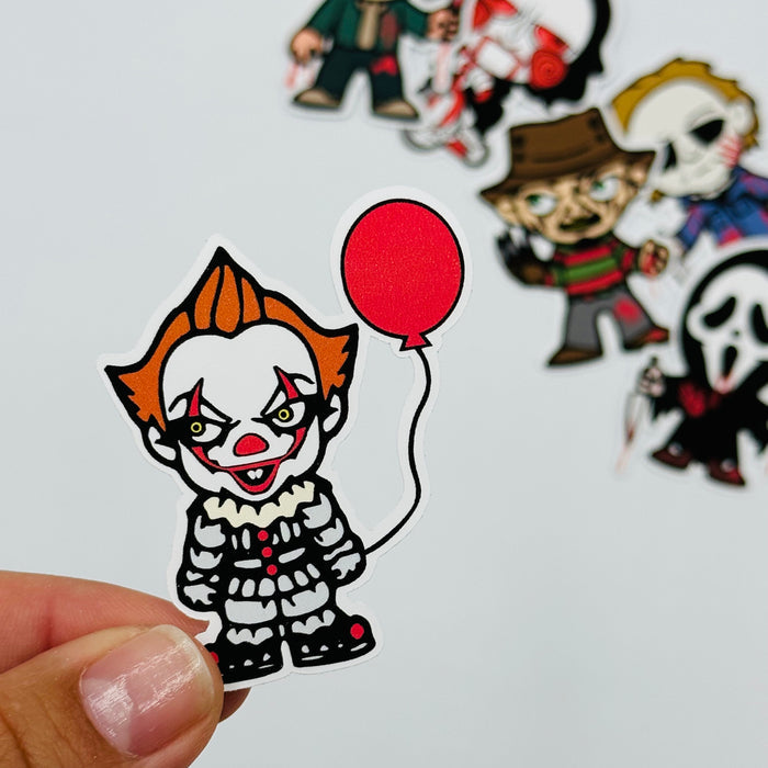 Mini Horror Character Vinyl Stickers