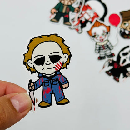 Mini Horror Character Vinyl Stickers