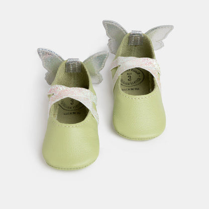 Mint Flutterby Ballet Slipper Baby Shoe Ballet Slipper Soft Sole