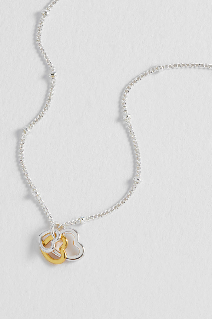 Mixed Triple Heart Necklace