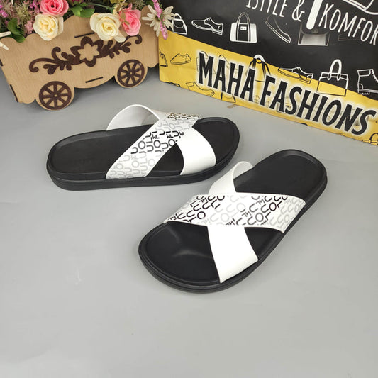 MJAF-004 White - Maha fashions -  Men Footwear