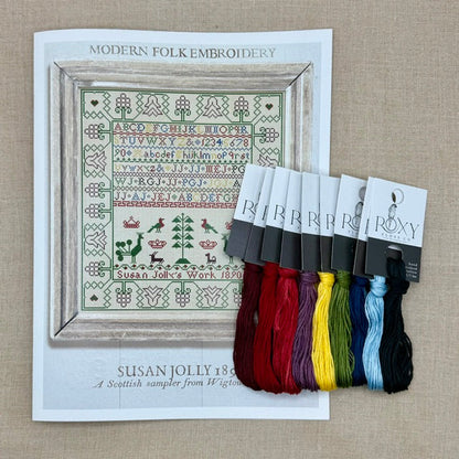 Modern Folk Embroidery - Susan Jolly 1890 - Booklet Chart