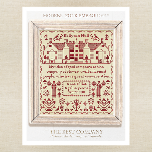 Modern Folk Embroidery - The Best Company - Booklet Chart
