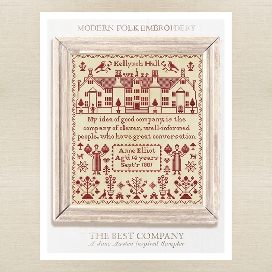 Modern Folk Embroidery - The Best Company - Booklet Chart