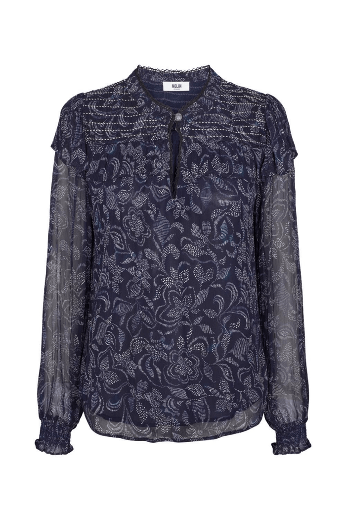 Moliin 2523280 Kami Evening Blue Shirt - Dotique - Moliin