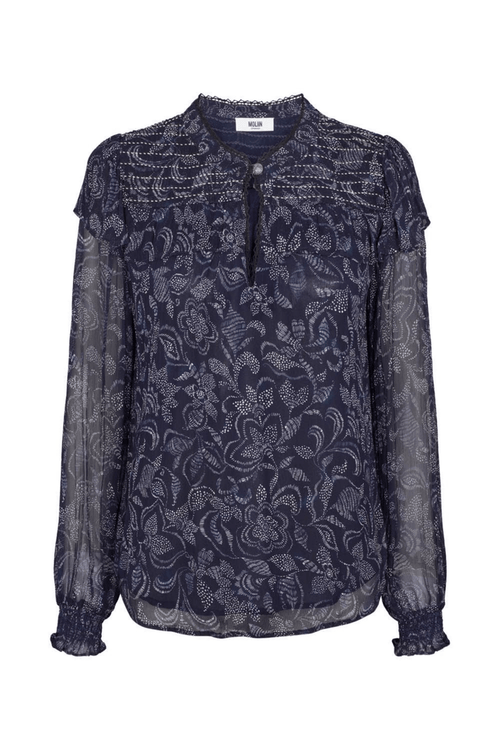 Moliin 2523280 Kami Evening Blue Shirt - Dotique - Moliin