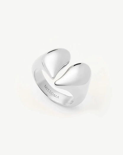 Molten Heartbreaker Statement Ring | Silver Plated Ring Missoma