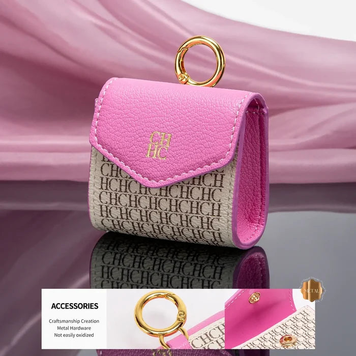 Pink Luxury monogram mini pouch AirPods keys women FTF Market UK